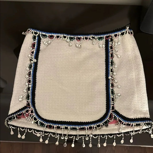 DSQUARED2 24 CHIC BOUCLÉ MINI SKIRT