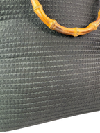 GUCCI Bamboo Handle Tote Bag Black
