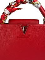 LOUIS VUITTON LV Taurillon Capucines PM