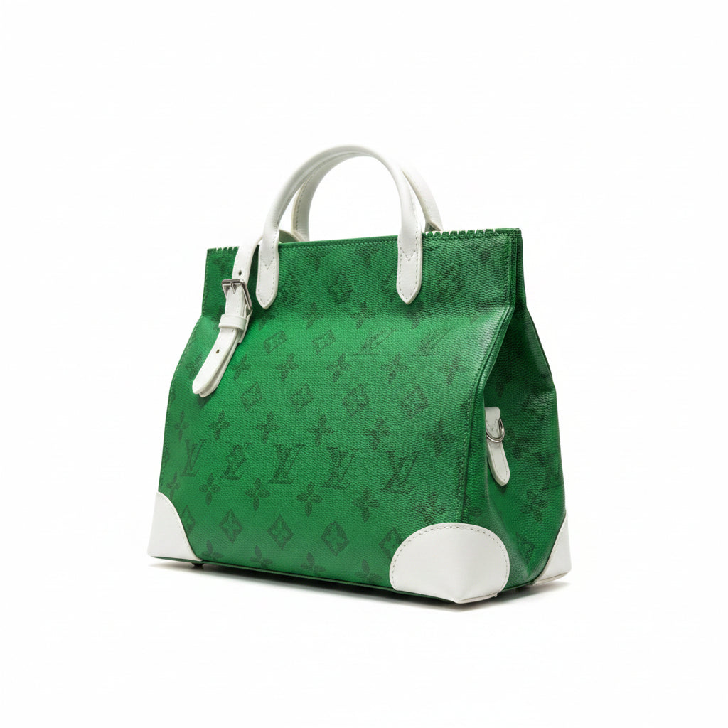 Louis Vuitton Bag Everyday Signature Vintage Monogram Canvas Green Canvas Handbag (Pre-Owned)