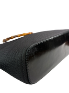 GUCCI Bamboo Handle Tote Bag Black