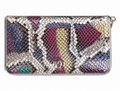 Gucci GG Marmont Multicolor Python Zip-Around Wallet