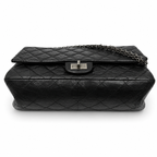 CHANEL 2.55 REISSUE LARGE DOUBLE FLAP BORDEAUX RED INTERIOR