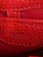 LOUIS VUITTON LV Taurillon Capucines PM