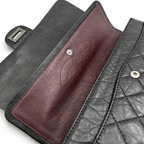 CHANEL 2.55 REISSUE LARGE DOUBLE FLAP BORDEAUX RED INTERIOR