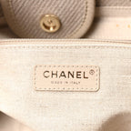 CHANEL NORTH SOUTH DEAUVILLE CANVAS TOTE MEDIUM