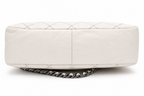 CHANEL VINTAGE 2010 KARL LAGERFELD FLAP WHITE MEDIUM