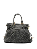 LOUIS VUITTON LV MONOGRAM DENIM NEO CABBY BAG MM BLACK