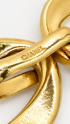 CHANEL VINTAGE LARGE OVAL LINK CHOKER NECKLACE 1980’S