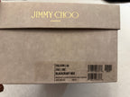New Jimmy Choo FALCON black polished leather Oxford shoes