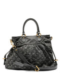 LOUIS VUITTON LV MONOGRAM DENIM NEO CABBY BAG MM BLACK