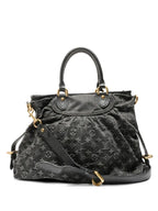 LOUIS VUITTON LV MONOGRAM DENIM NEO CABBY BAG MM BLACK