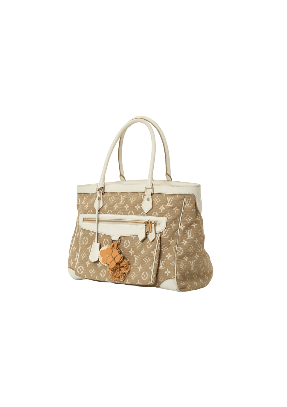 LOUIS VUITTON MONOGRAM 
Sabbia Cabas GM Beige & White