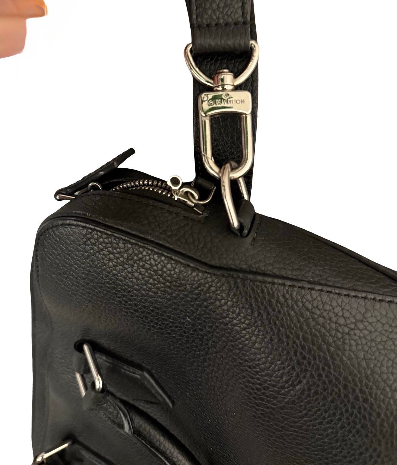 Louis Vuitton Armand Business Bag briefcase PM Taurillon Leather 2Way bag.