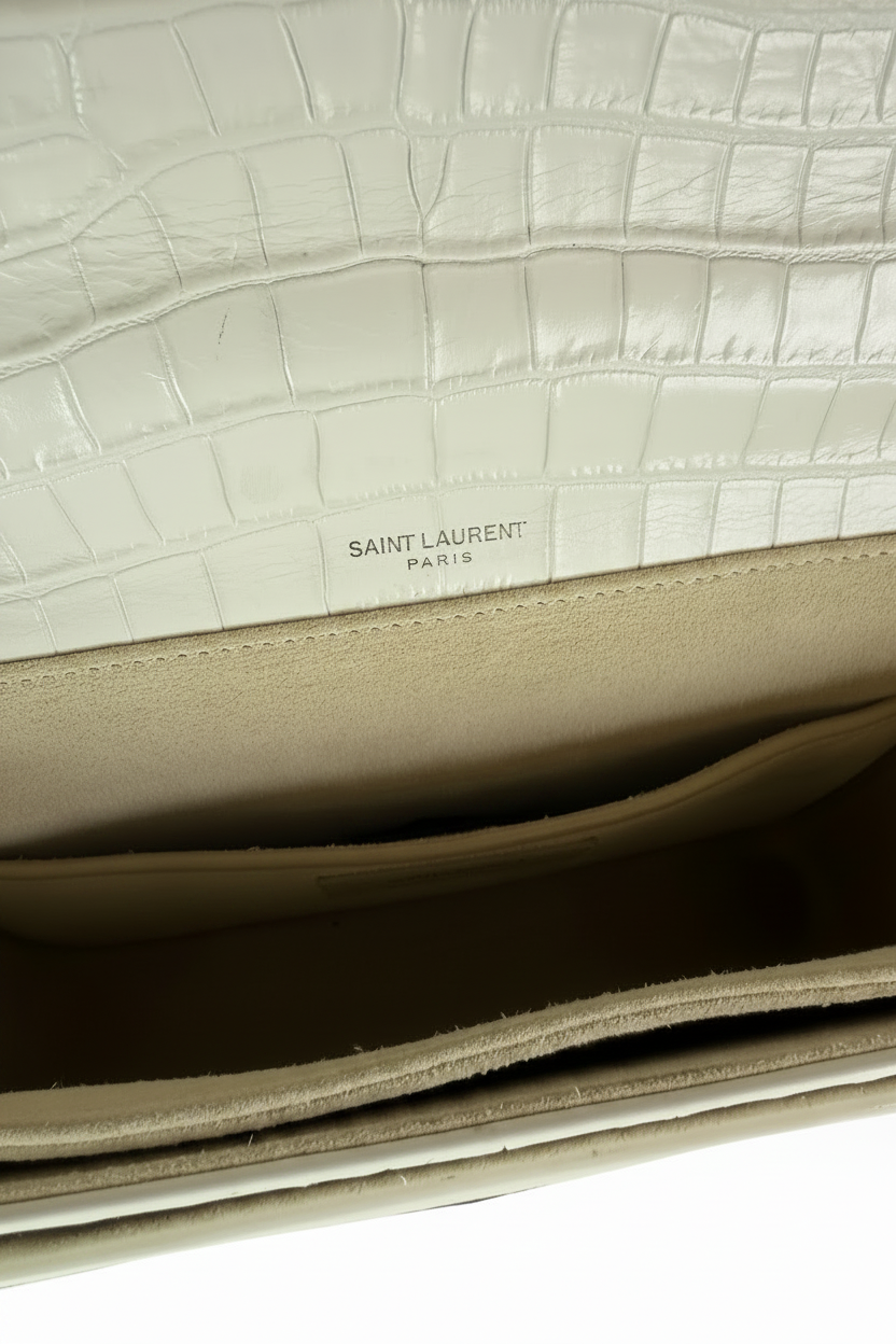 SAINT LAURENT YSL		 			           Medium Embossed Bellechasse Crossbody Bag