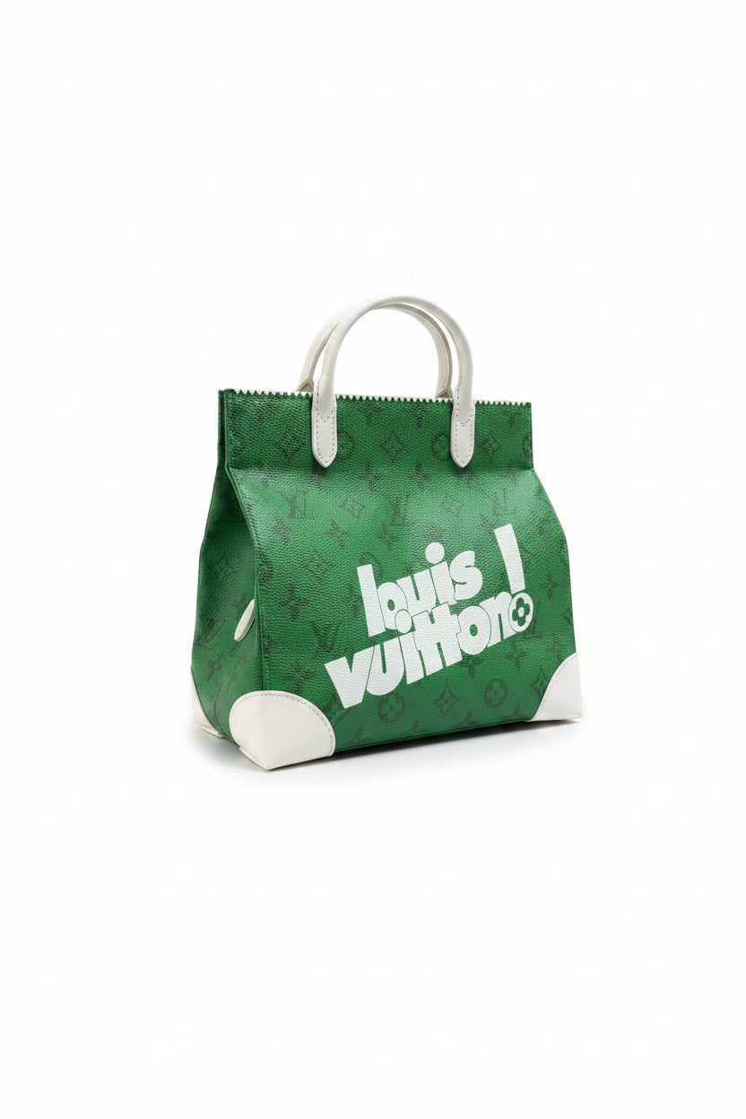 Louis Vuitton Bag Everyday Signature Vintage Monogram Canvas Green Canvas Handbag (Pre-Owned)