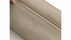 CHLOÉ FAYE Shoulder Bag Motty Gray Suede and Leather Medium