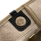 CHANEL NORTH SOUTH DEAUVILLE CANVAS TOTE MEDIUM
