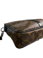 LOUIS VUITTON LV Monogram Macassar Porte-Documents Voyage PM Briefcase Bag