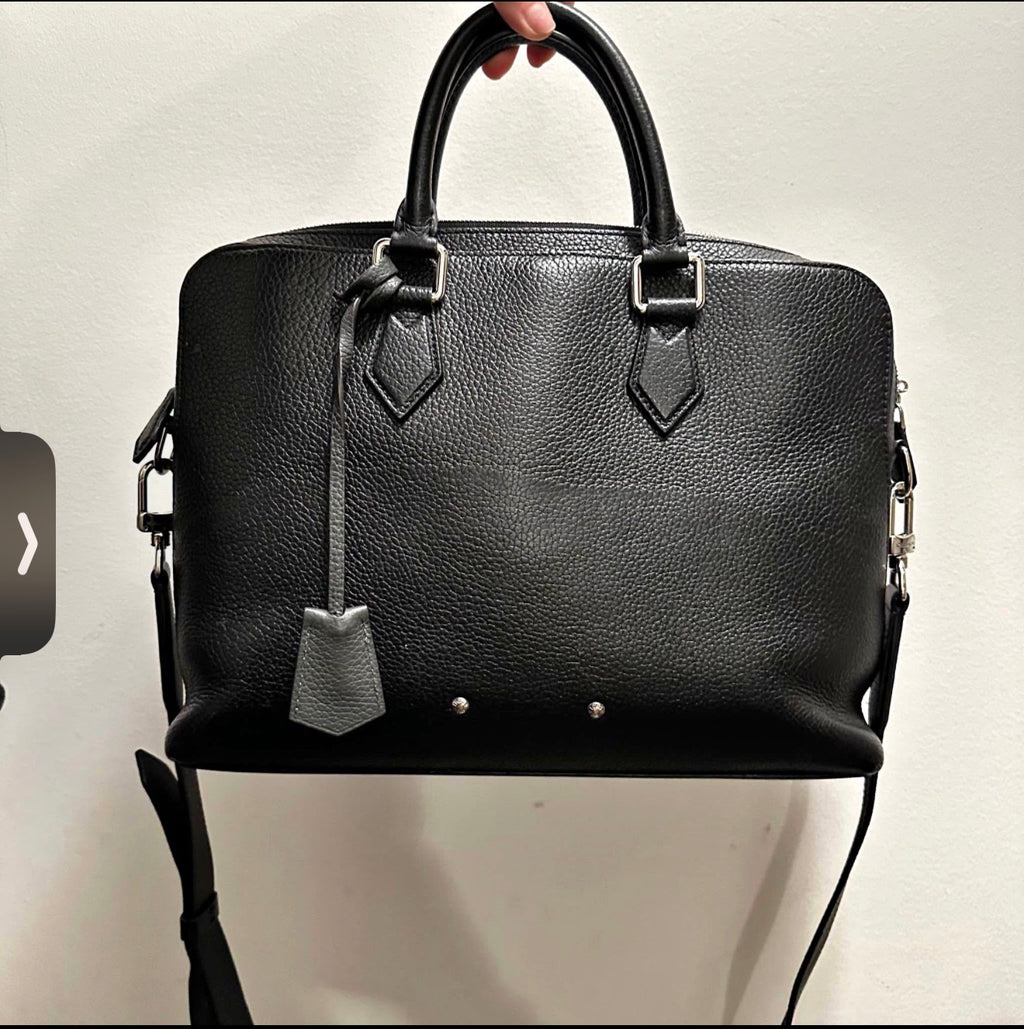 Louis Vuitton Armand Business Bag briefcase PM Taurillon Leather 2Way bag.