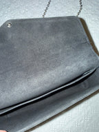 LOUIS VUITTON LV Pochette Félicie in Black,
EPI leather With a Silver-Tone Chain Strap