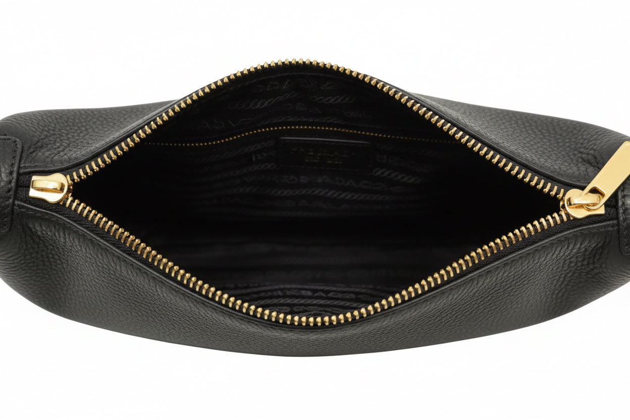 Authentic Prada
Vitello Daino Leather Tote