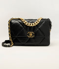 CHANEL 19 LARGE BLACK