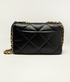 CHANEL 19 LARGE BLACK