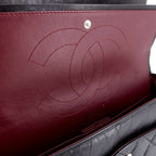 CHANEL 2.55 REISSUE LARGE DOUBLE FLAP BORDEAUX RED INTERIOR