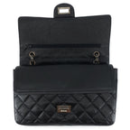 CHANEL 2.55 REISSUE LARGE DOUBLE FLAP BORDEAUX RED INTERIOR