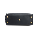 LOUIS VUITTON LV 2022 Black Calf Monogram Tufting On My Side MM
