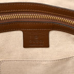 Rare vintage Gucci GG Supreme Monogram Azalea Calfskin Boutique Horsebit 1955 Top Handle Bag