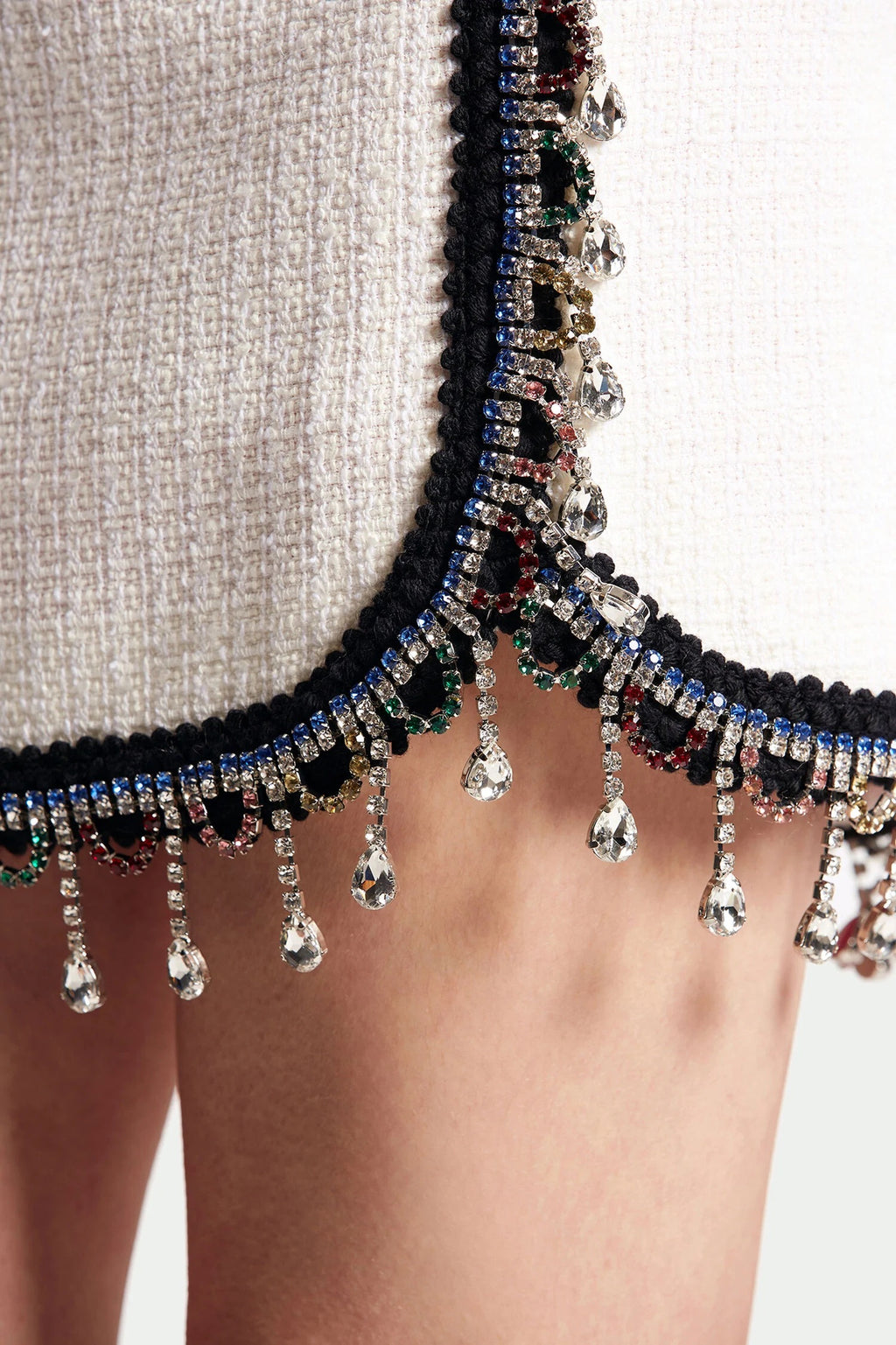 DSQUARED2 24 CHIC BOUCLÉ MINI SKIRT