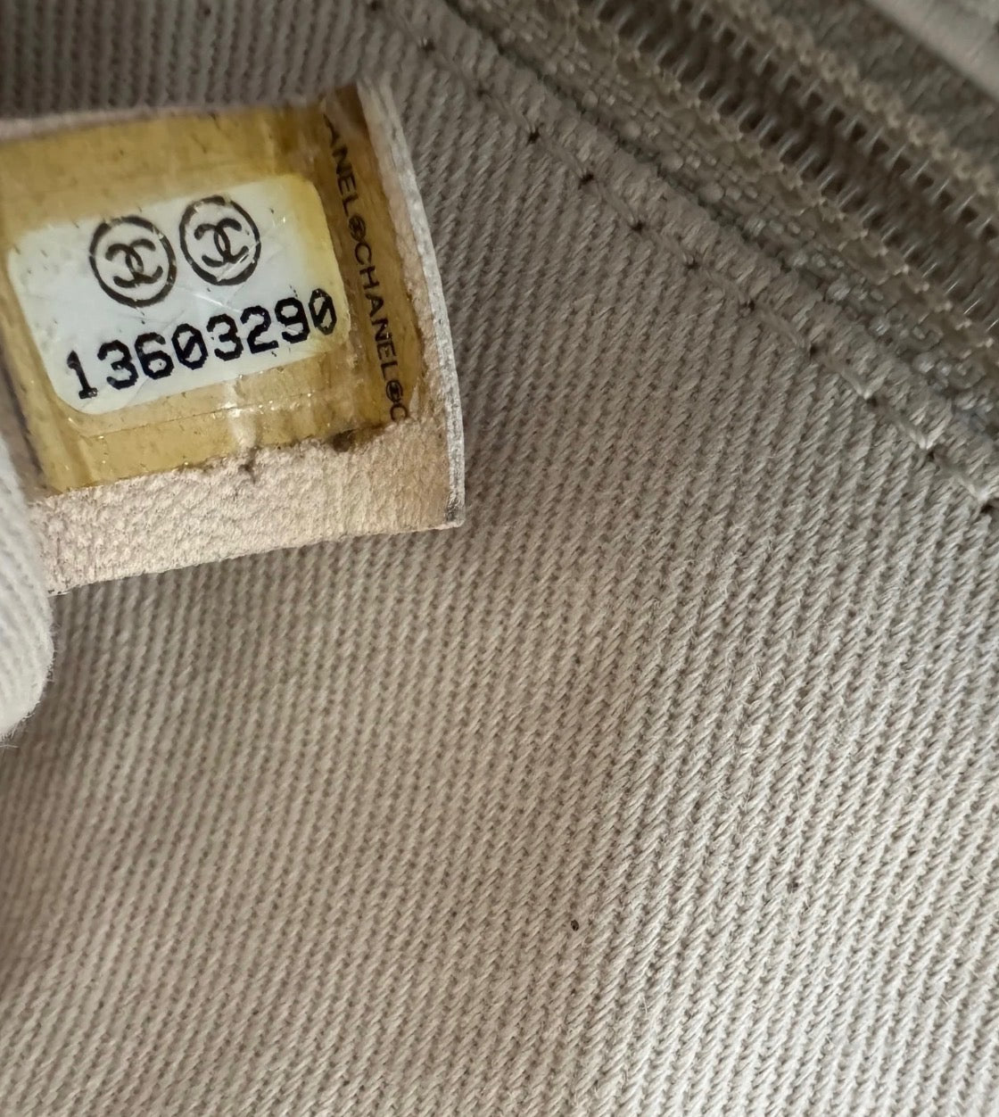 Chanel by Karl Lagerfeld Quilted Flap Double Stitch in white