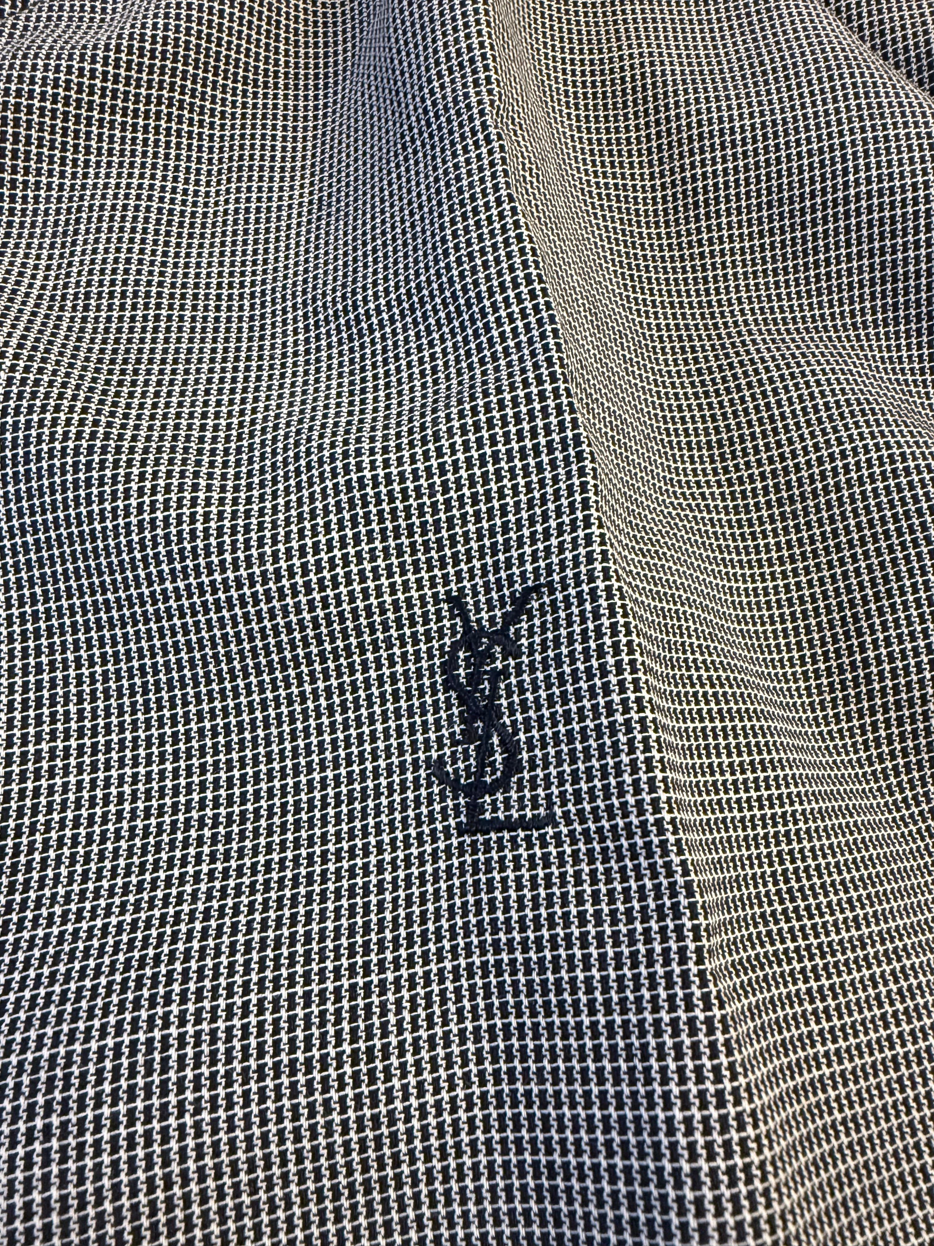 Vintage Yves Saint Laurent Check Jacket Size L