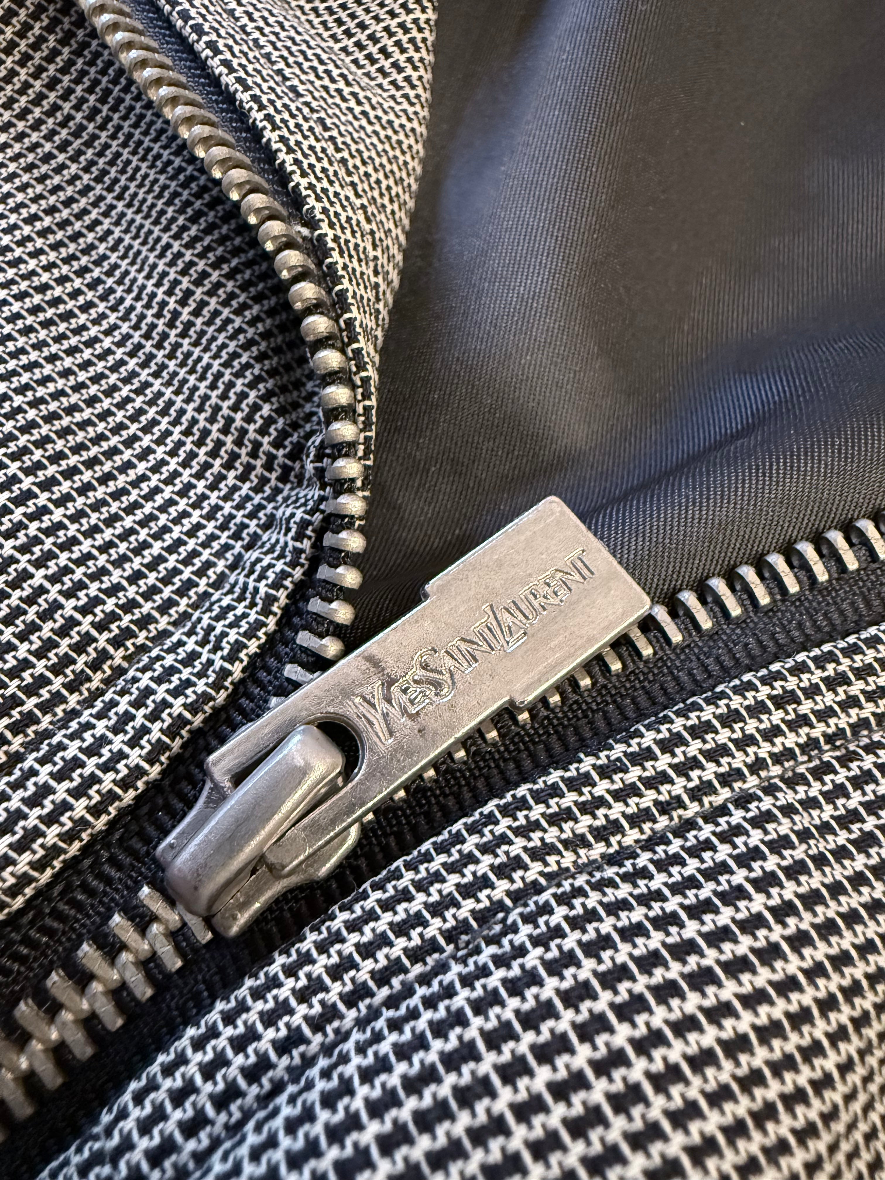 Vintage Yves Saint Laurent Check Jacket Size L