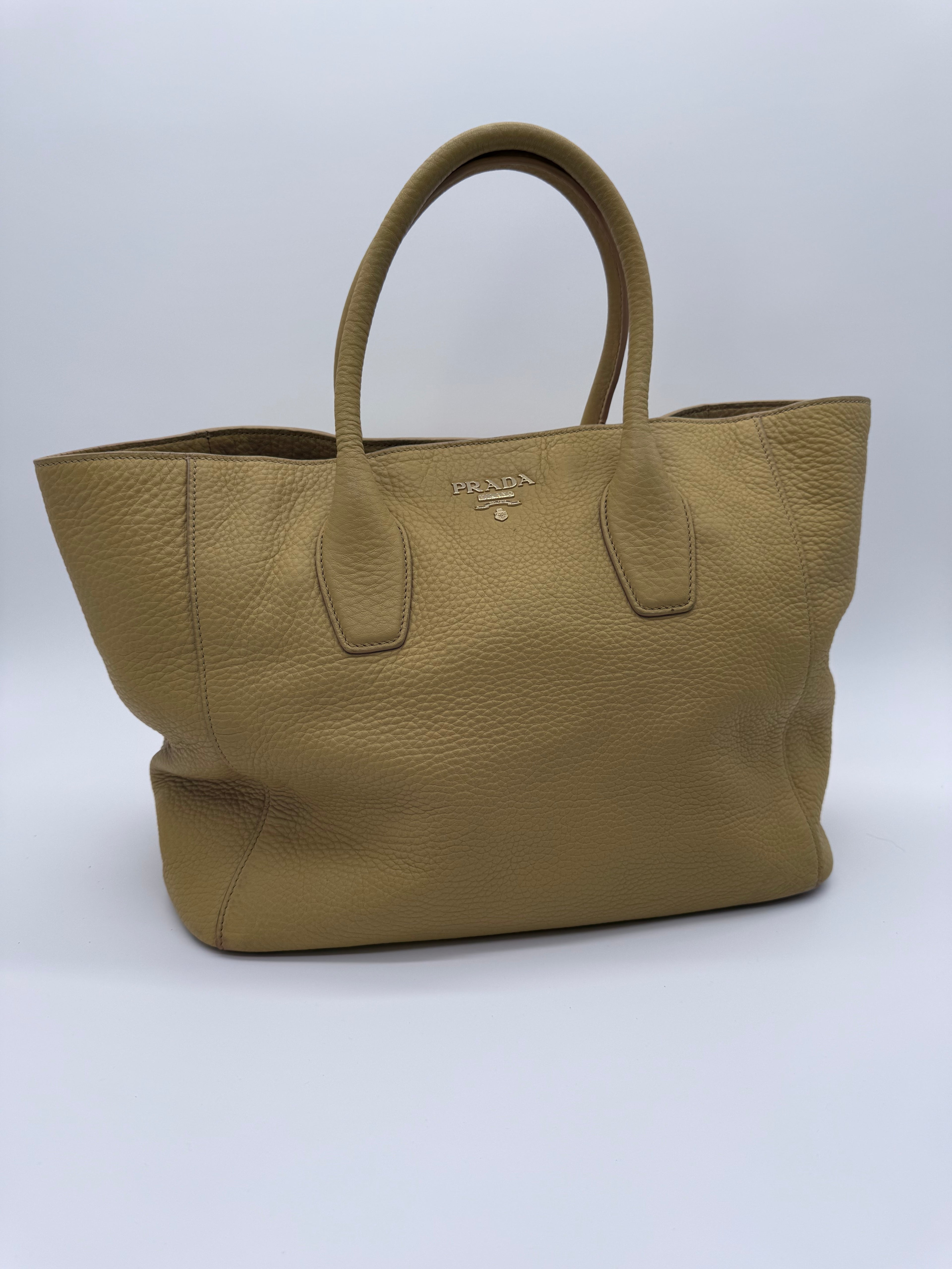 Prada Vitello Daino Shopping Tote