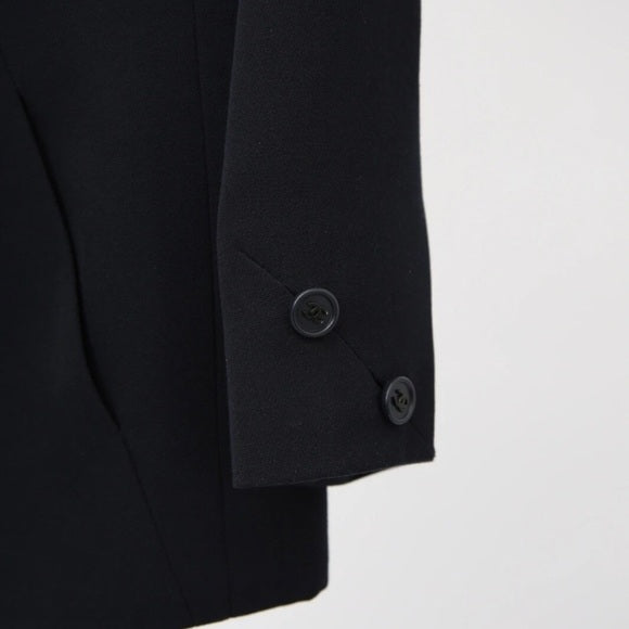 Chanel Black Blazer Structured Suit Jacket