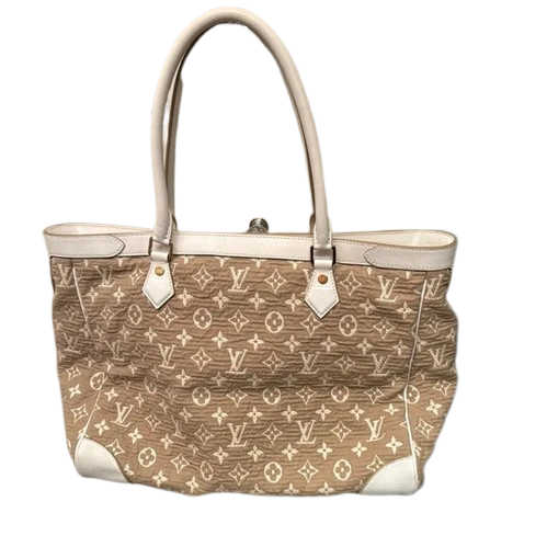 LOUIS VUITTON MONOGRAM 
Sabbia Cabas GM Beige & White