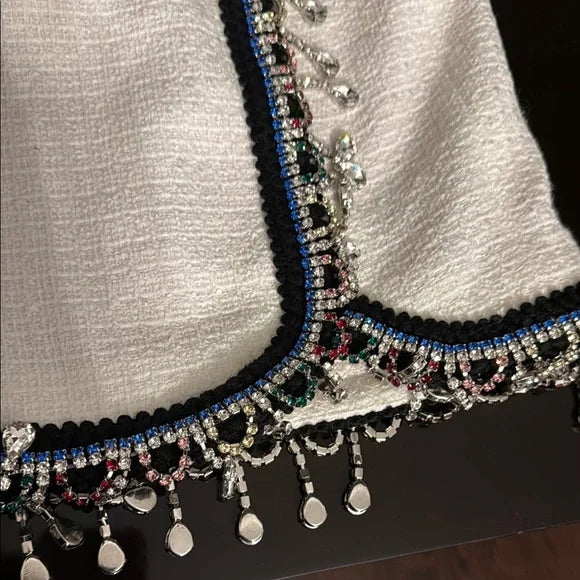 DSQUARED2 24 CHIC BOUCLÉ MINI SKIRT