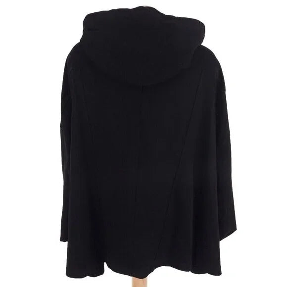 Rick Owens Black Oversized Hoodie