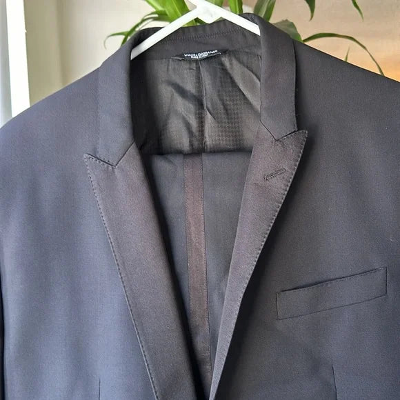 Dolce & Gabbana Black Tuxedo Complete